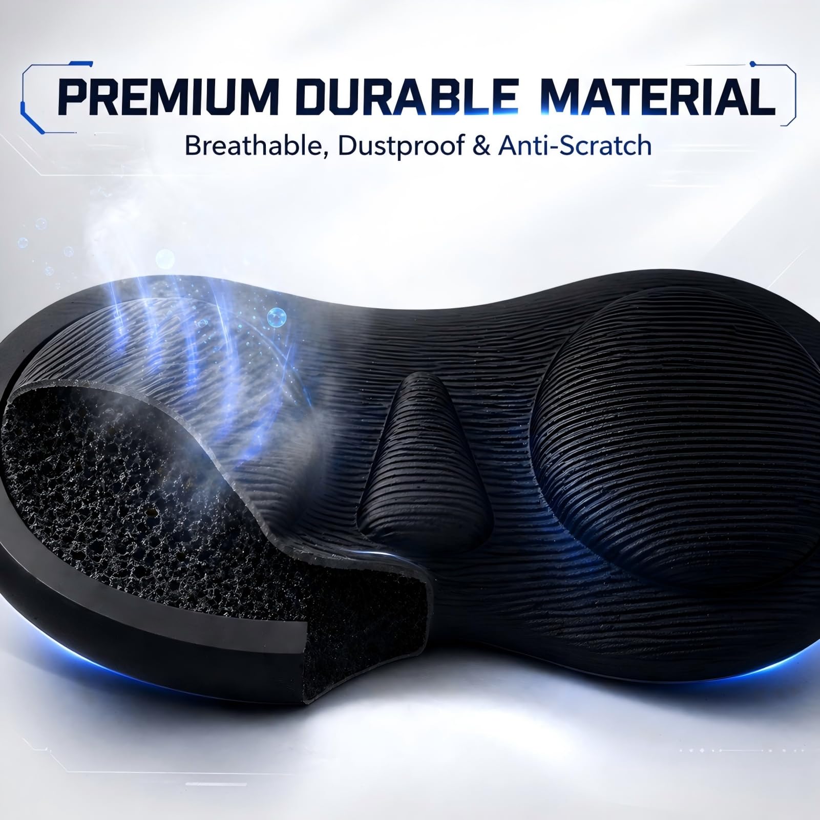 Copertura Protettiva per Obiettivo VR, compatibile con Meta Quest 3S, Quest 3/2/1, 3S Xbox Edition, Vision Pro, Valve Index, Rift S e Pico 4, Antipolvere e Antigraffio (Nero)