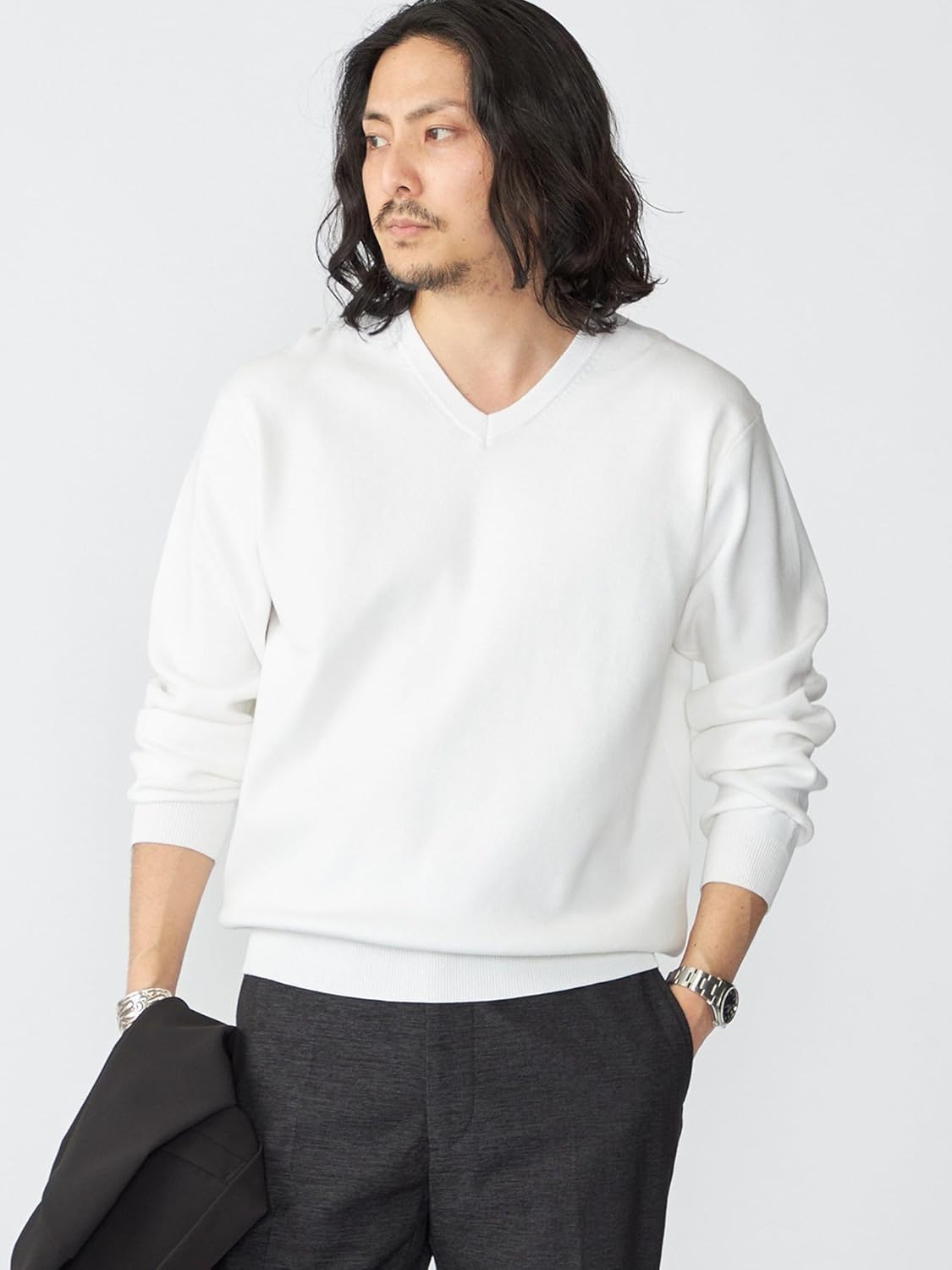 トップス MAISON SPECIAL Shaggy Logo Knit Tops Shaggy Logo Knit Tops