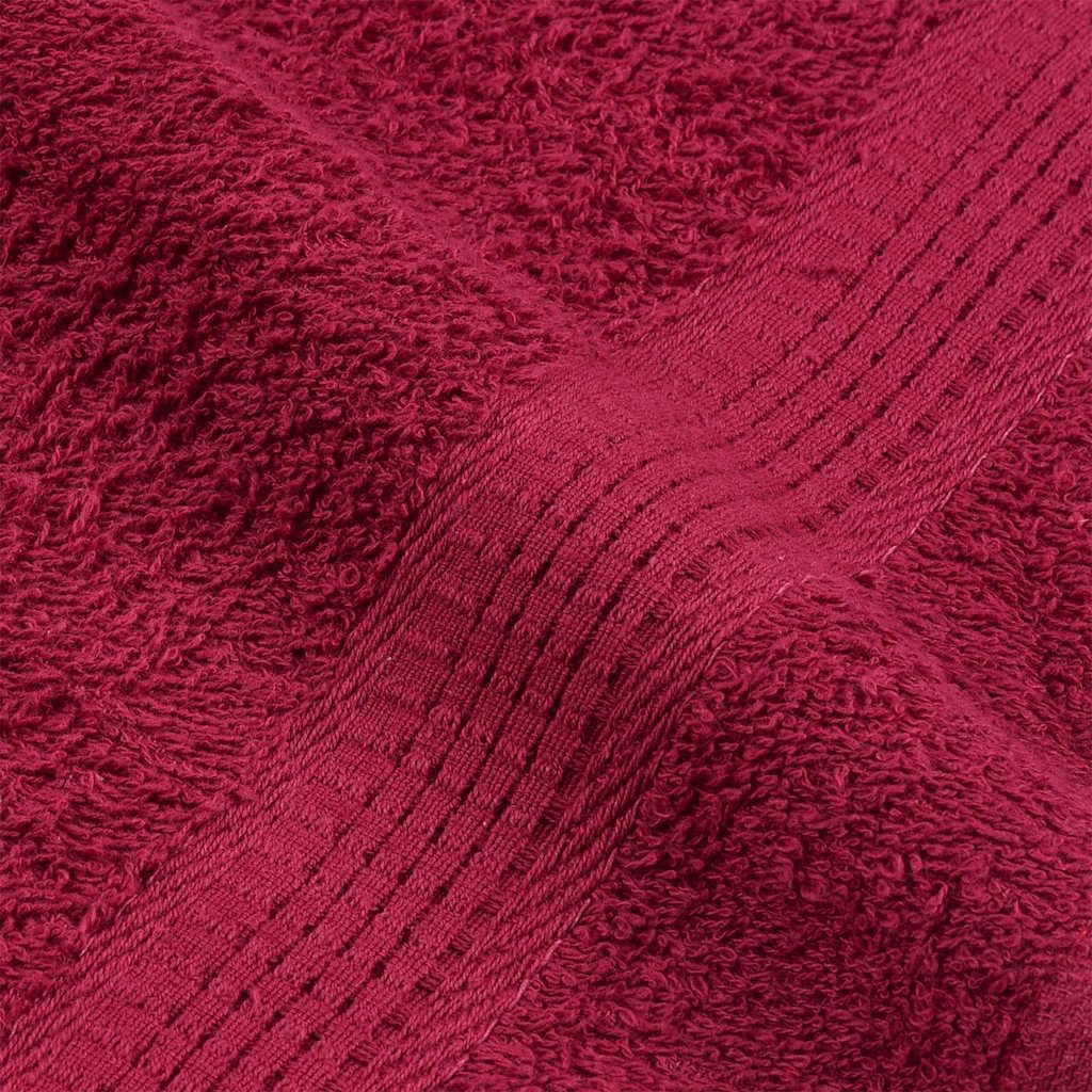 Casa & Giardino,Biancheria e biancheria da letto,Asciugamani,Asciugamani per gli ospiti 2 pz Bordeaux 30x50 cm 360 gsm 100% Cotone