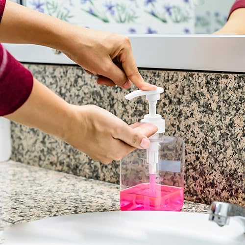 Miniatura 2 de COHEALI Piezas de bomba de repuesto, cabezal de bomba de plástico, 10 piezas de repuesto de cabezal de bomba de jabón para bombas exprimibles de