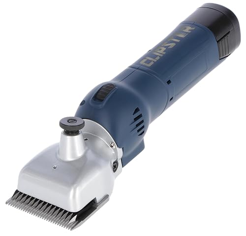 Clipster Esquiladora inalámbrica FarmClipper Akku2, para animales, incluye 2 baterías, azul, 28,5 x 8 x 8 cm