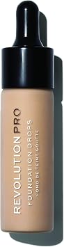 Revolution Beauty London Pro, Foundation Drops, Foundation, F12, 18ml