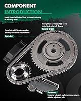 Vista 3 de SCITOO 94023S TK5020 Kit de cadena de distribución del motor Sustituye para Dodge para Jeep para Eagle Dakota Wrangler Cherokee Comanche Premier