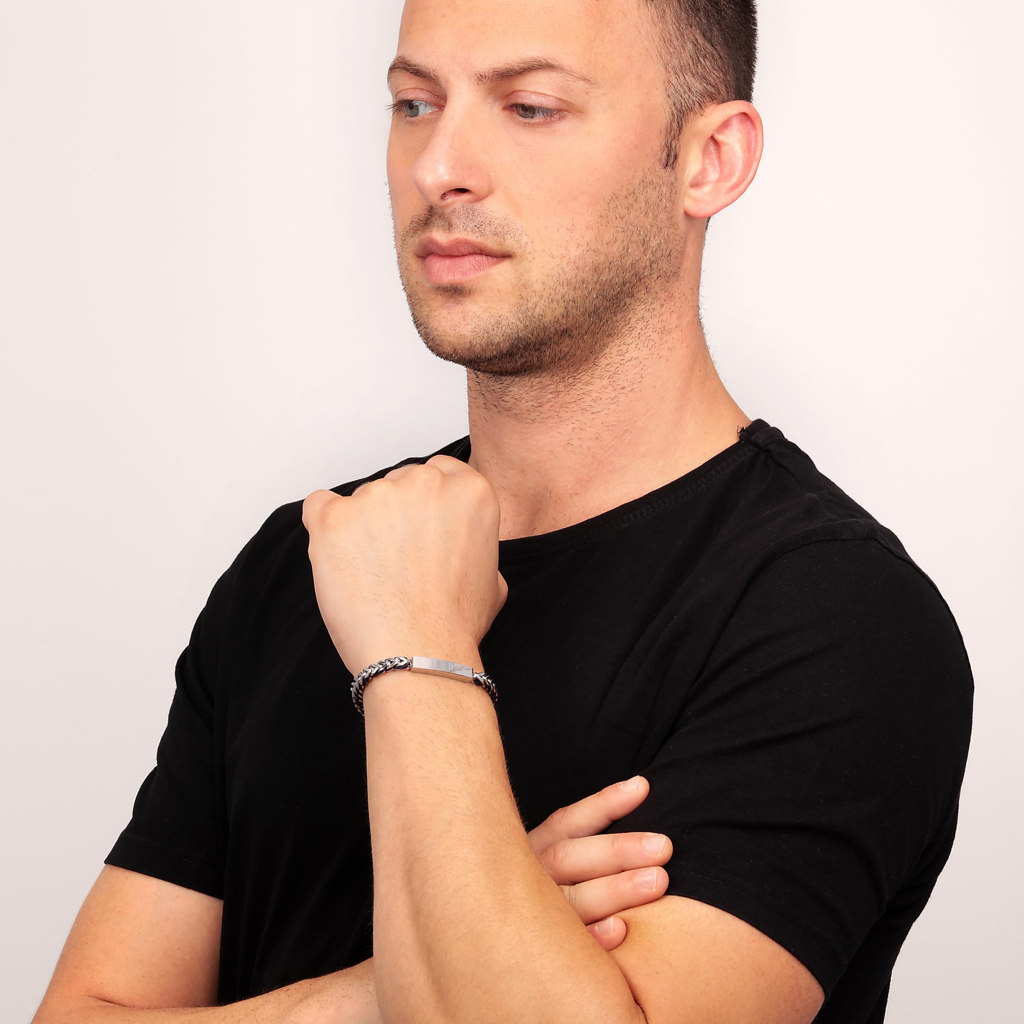 Sector No Limits Bracciale PULSEIRA, Bandy, Nylon AZ Chiaro, 22 cm SZV73 Marca, Única, Metalli non preziosi, Nessuna pietra preziosa