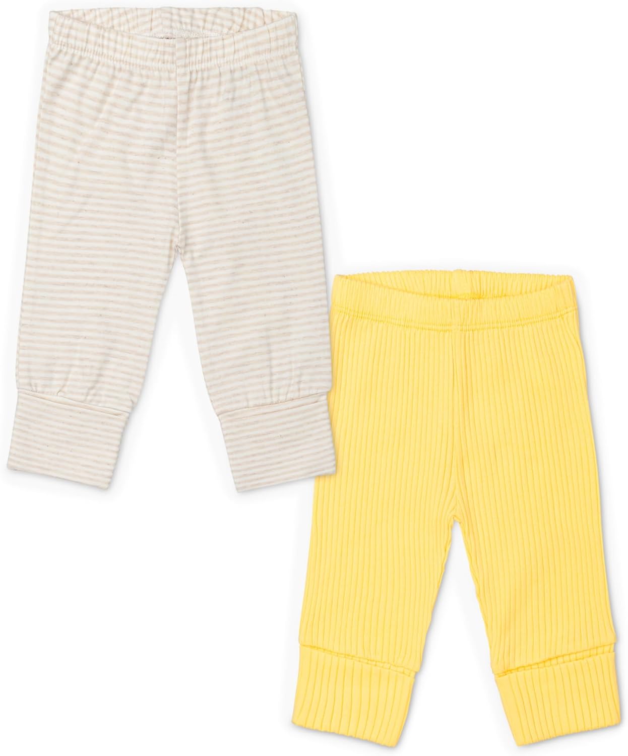 Monica + Andy Hello Baby Pants, 100% Organic Baby Clothes for Boys & Girls, Joggers, Sizes for Preemie, Newborn & Infant