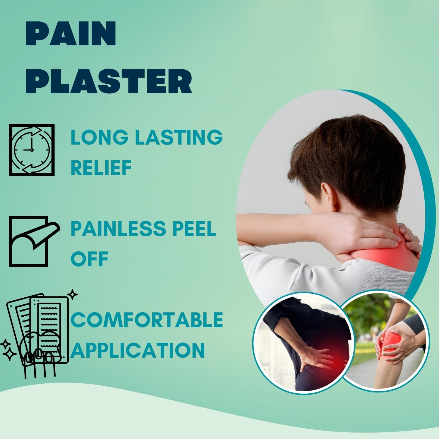 Pain Relief Belladonna Plaster - Pack of 8 | Heat Therapy | Herbal patch for Knee pain, Neck, Shoulder, Back,Muscle, Cramps | Reduces Swelling | Quick Natural Pain Relief — Amazon image 7