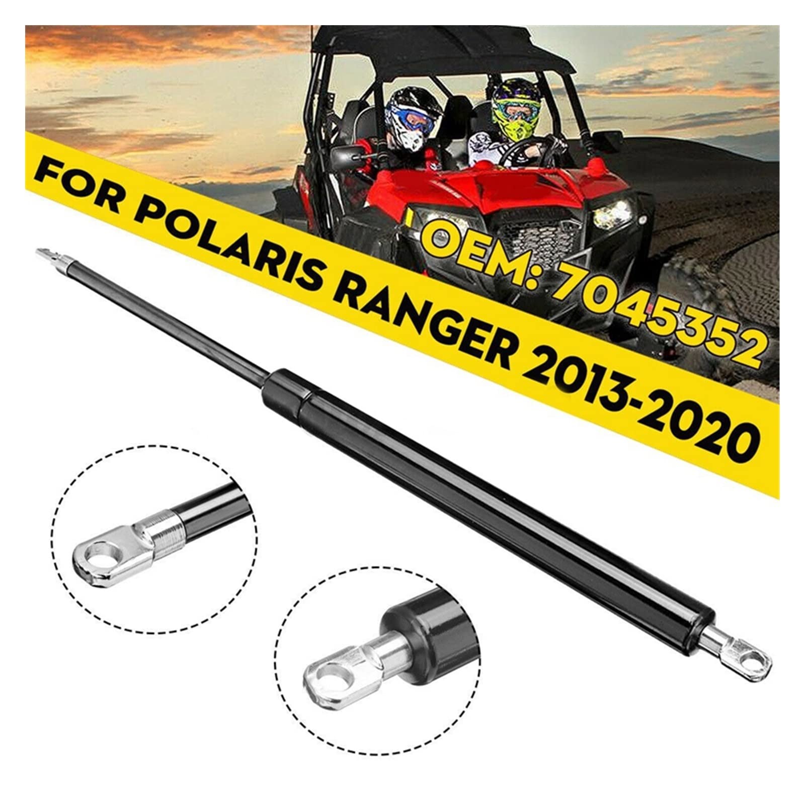 Vérins à gaz Ressort Barres Contrefiche Voiture Ressort À Gaz Dump Box Lift Supports Shock Struts 7045352 Pour Polaris Pour Ranger 570 900 1000 2013-2020 7044674 Amortisseur