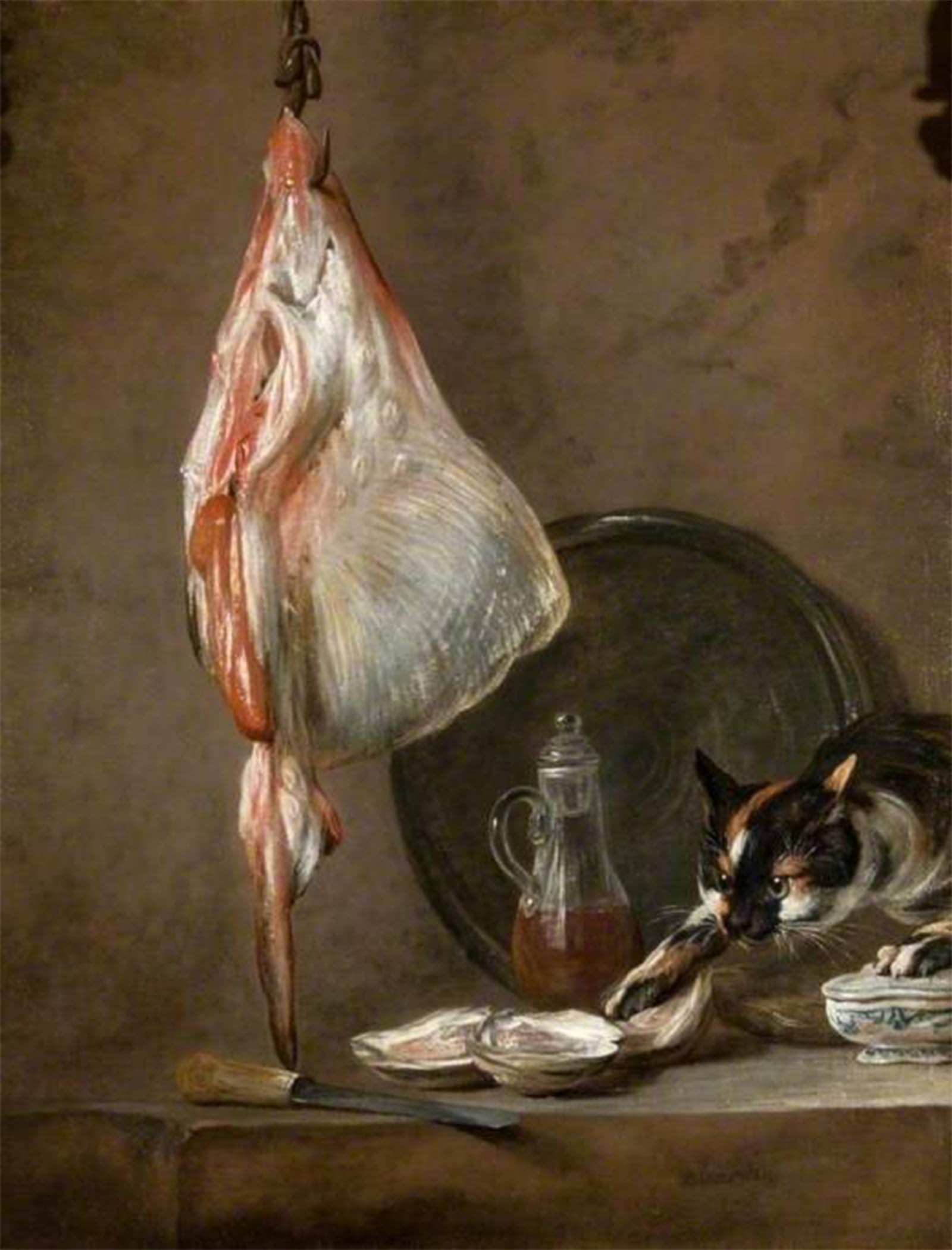 POSTERIIk Vintage Art Print Images Pictures Print the Ray by Jean-baptiste-simeon Chardin Modern Colour Posters for Office Home Decor 60x90cm