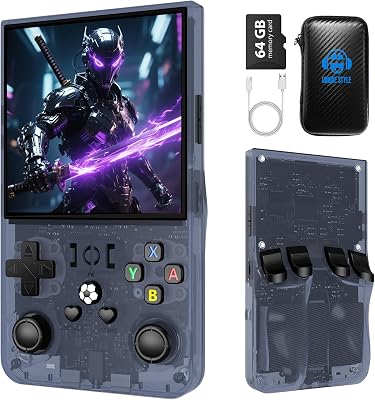 R36MAX Retro Handheld Game Console, 4.0 Inch Retro Gaming Co - best handheld gaming device