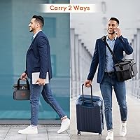 Vista 57 de Lifewit Bolsa de Almuerzo Mediana Aislada Caja de Almuerzo Hielera Suave Bolsa Refrigerante para Adultos Hombres Mujeres, Gris 12 Latas (9L)