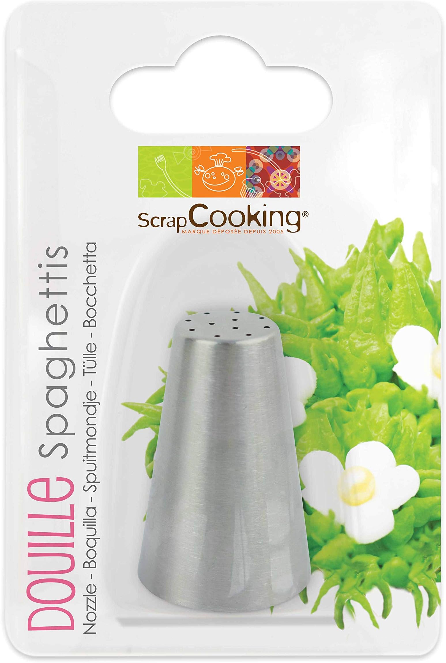 Kit De Douilles à Pâtisserie SCRAPCOOKING - 6 Douilles Inox + Poches Jetables - Neuf
