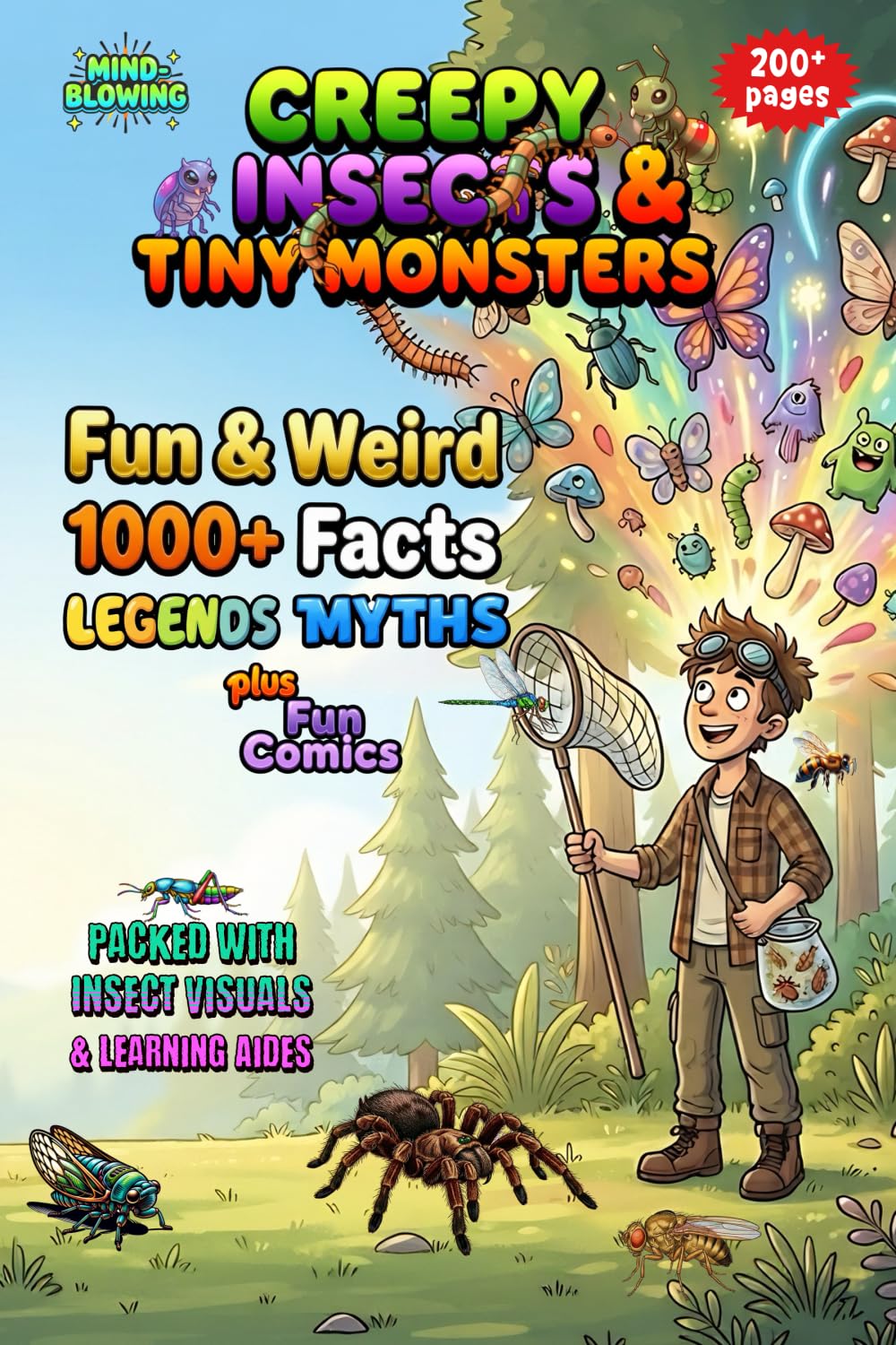 Fun & Weird, Myths and Legends - Creepy Insects & Tiny Monsters: Real Facts, Weird Myths, Wild Legends, Games, Comics, and "Eww!" in the Night ... Myths, Legends, Comics & Visual Wonders)