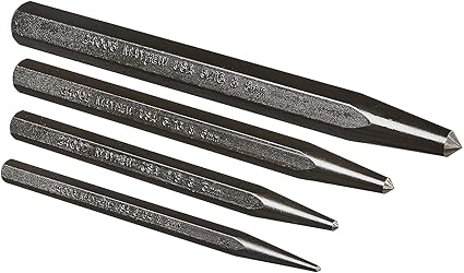 Mayhew Tools 62215 Center Punch Kit, 4-Piece