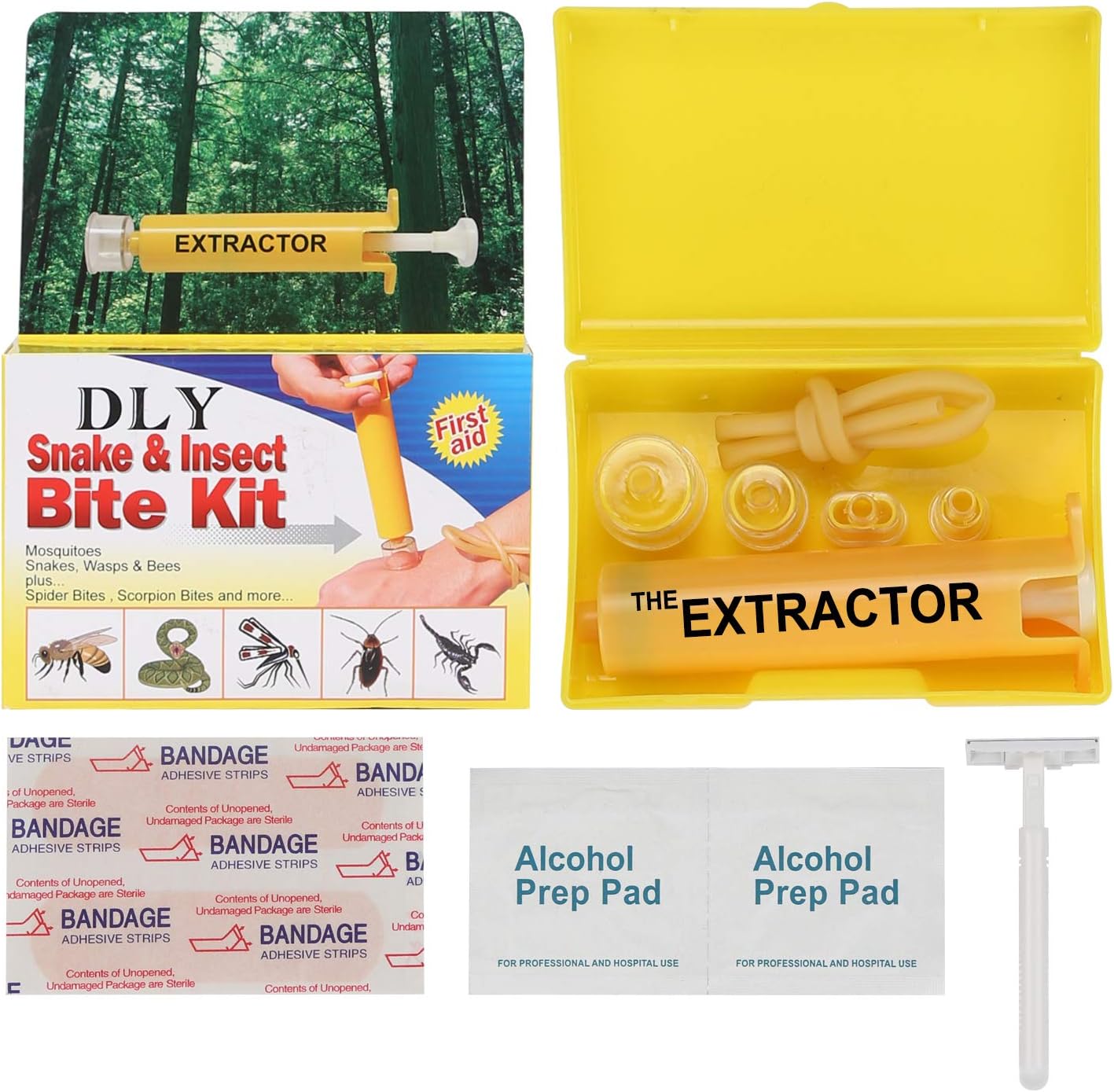 Emergency First Aid Kits for Snake and Bee Stings for Hiking Emergency First Aid Kits for Snake and Bee Stings for Hiking
