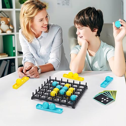 Miniatura 7 de Pelota de rebote para fiesta, mesa de salto, juguetes divertidos para saltar, juegos de mesa para fiestas familiares, juegos de mesa para conectar,