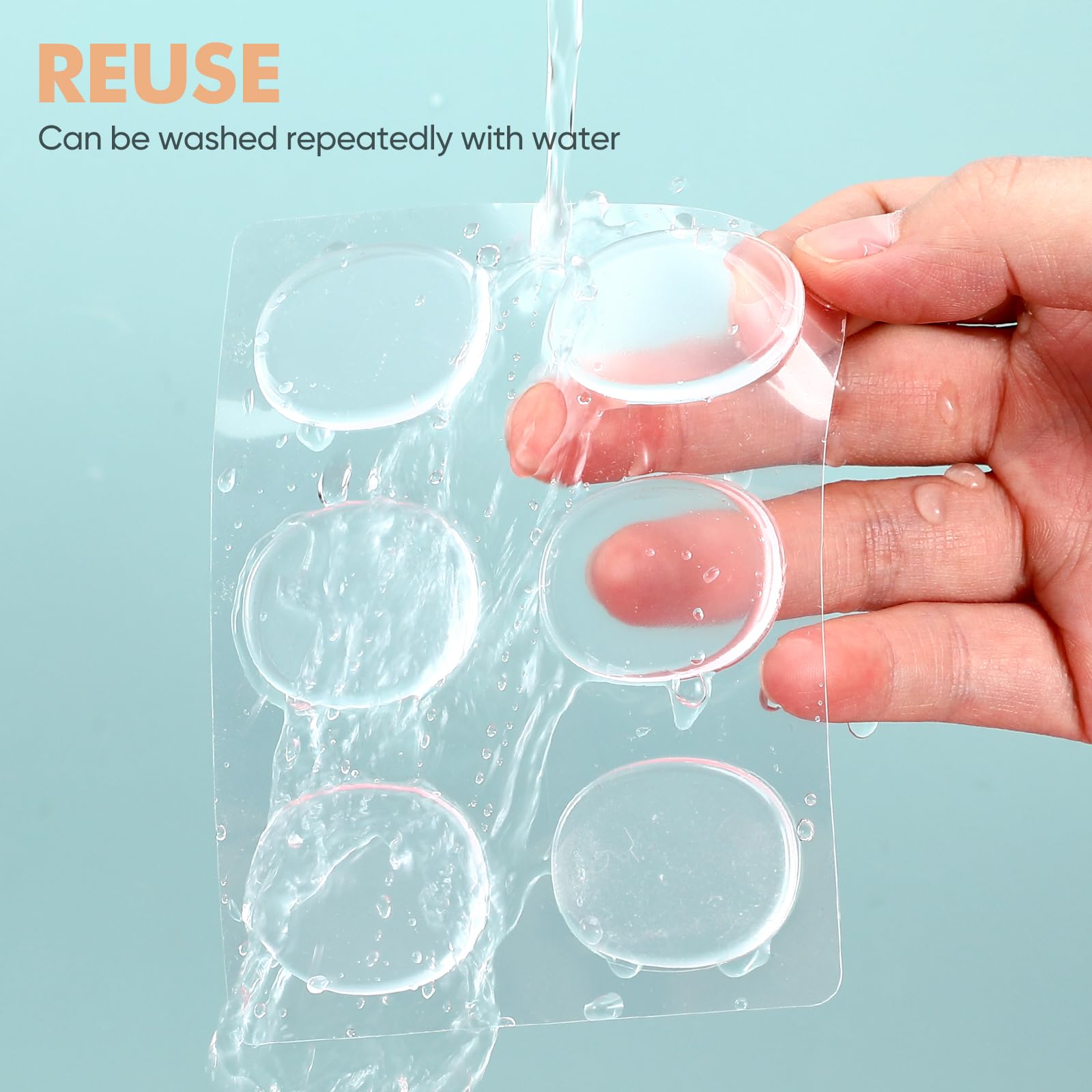 6 pares de almohadillas para zapatos de tacón de mujer, plantillas de gel transparente de alta adherencia, almohadillas de gel invisibles, antidesgaste, antidesgaste, protectores de pies transparentes
