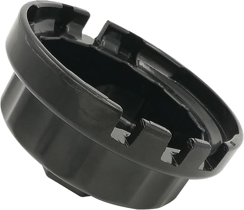Miniatura 5 de Llave de vaso de aluminio para quitar tapas de filtro de aceite Toyota, flauta de 2.520 in, se adapta a motores de 2.5L a 5.7L, color negro