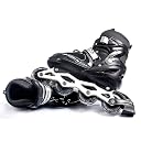 PARABRAHMA Adjustable Size 4 Wheels Inline Skates |Beginner-Friendly Skating Shoe | Adjustable Skating Shoes Roller Blades |Professional Fitness Roller Skates for Unisex gallery image