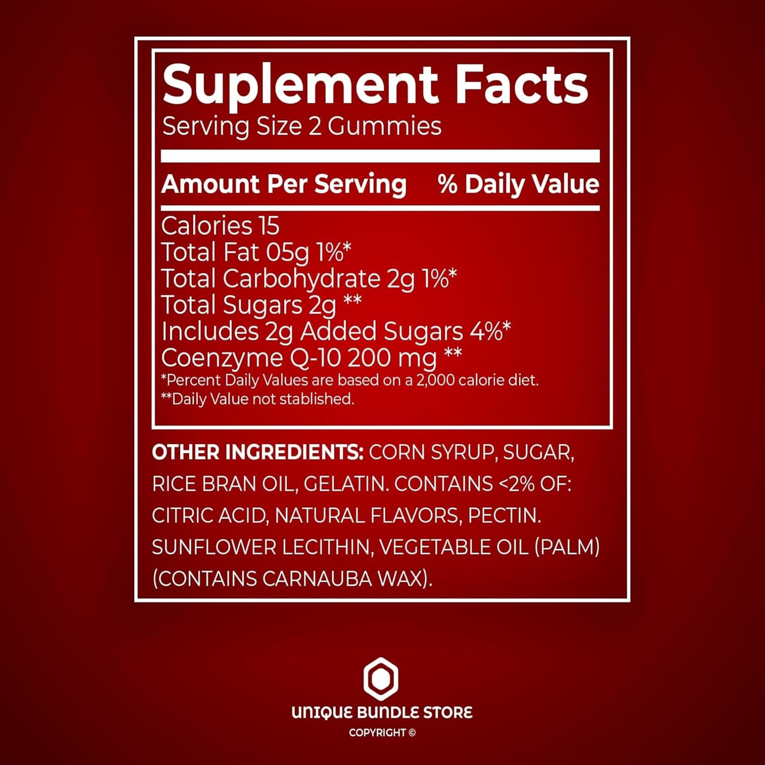 CoQ10 200mg 60 Gummies – Natural Fruit Flavor Coenzyme Q10 Supplement for Adults, Coq10 Gummies, Q10 Coenzyme, Daily Antioxidant Nutritional Support (Pack of 2)