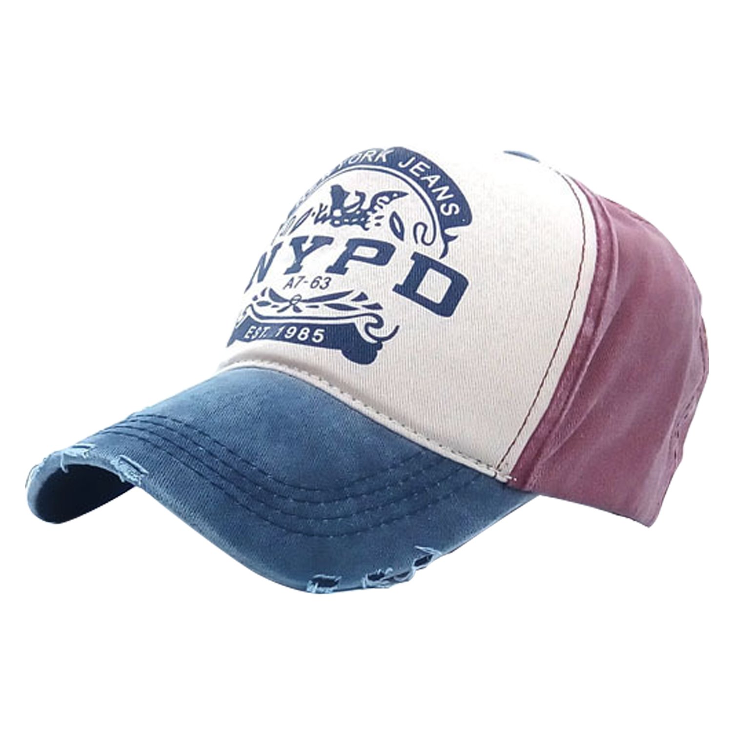iSWEVEN Baseball 100% Cotton Cap for Men & Women (Unisex) Fashion Adjustable Strip Sportswear Hat (B072JTN7SL) Amazon Price History, Amazon Price Tracker