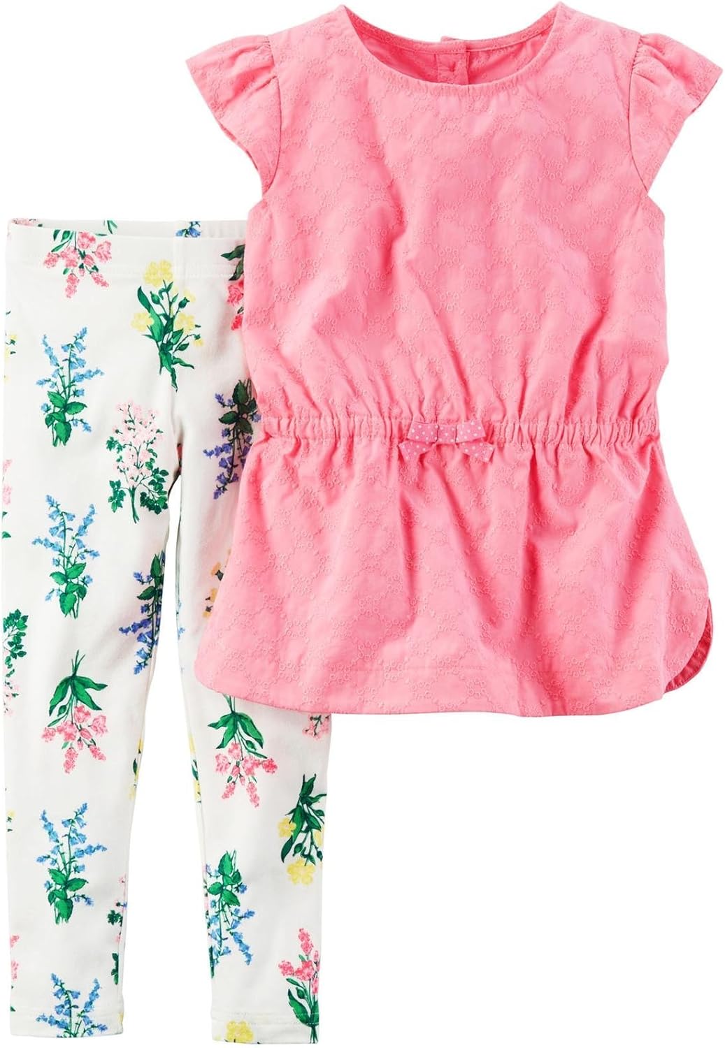 Carter's Baby Girls 2 Pc Playwear Sets 239g336, Pink, 18M