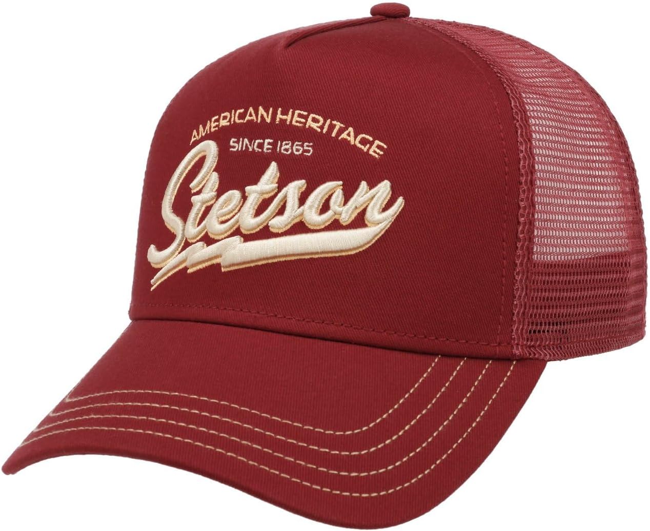 Stetson American Heritage Trucker Cap Men Breathable Mesh Snapback Summer Winter