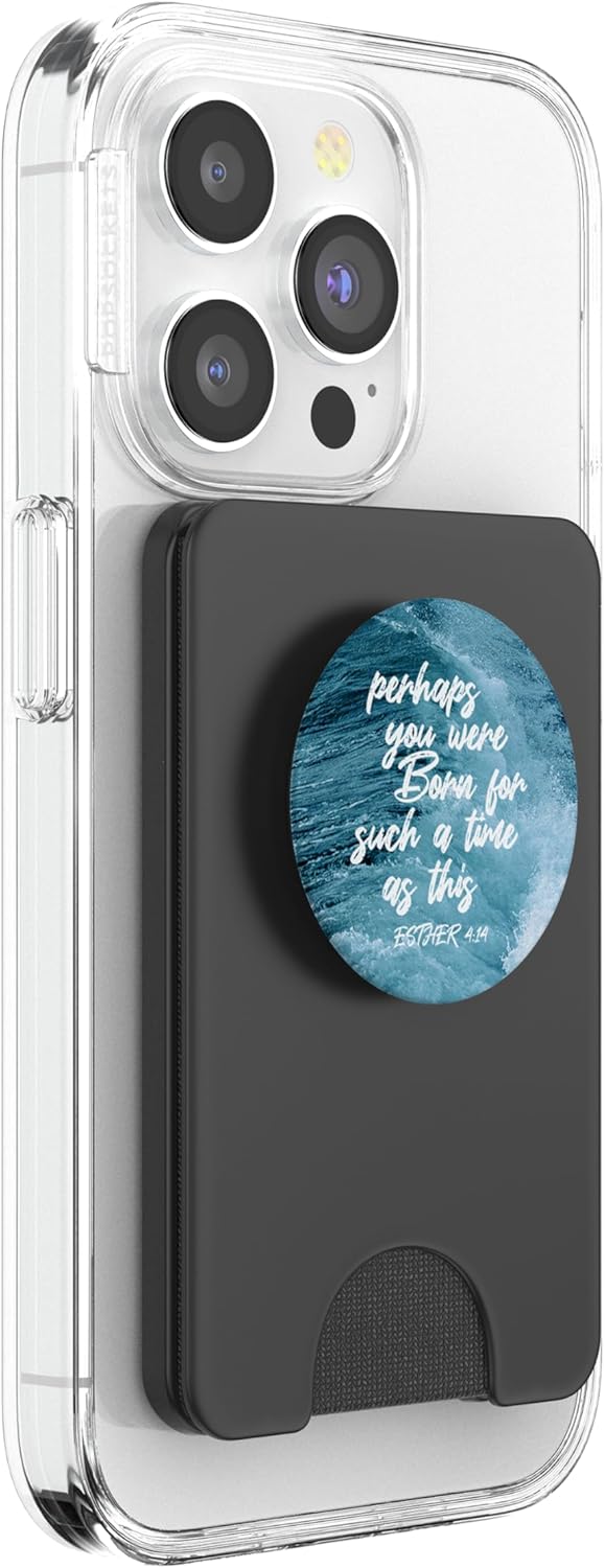 Esther 4:14 Bible Verse Cool Religion Faith Christian Gift PopSockets PopWallet for MagSafe
