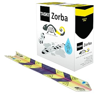 Taski D7523269 Zorba Leak Lizard - Soaks Up Leaks to Stop Slips, Protects Equipment & Fixtures From Water Damage & Spills, 1 Strip Absorbs 2-Liters, 60-cm long, 50 Strips, 1-Box
