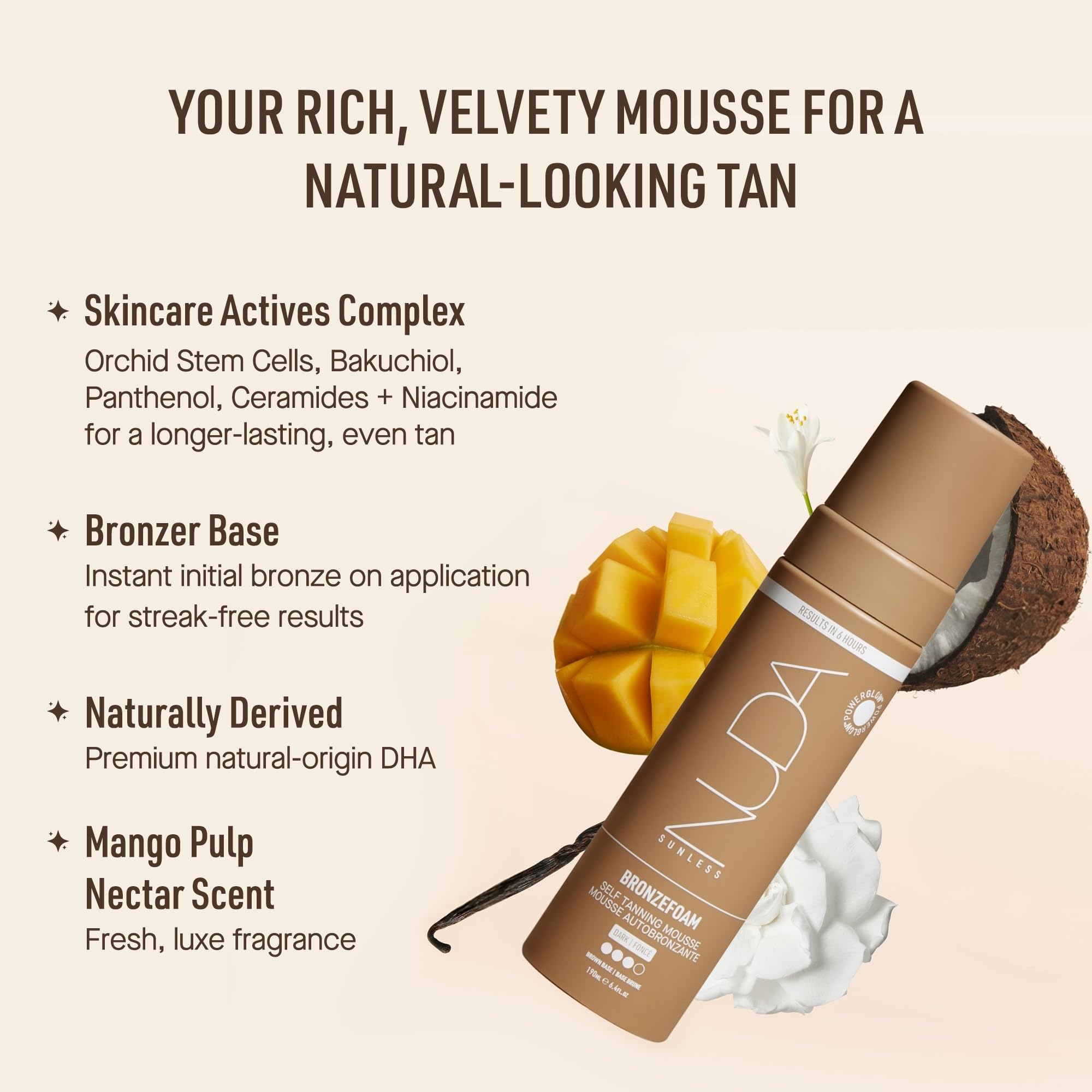 Nuda Canada Nuda Lotion autobronzante légère sans soleil sans cruauté envers les animaux