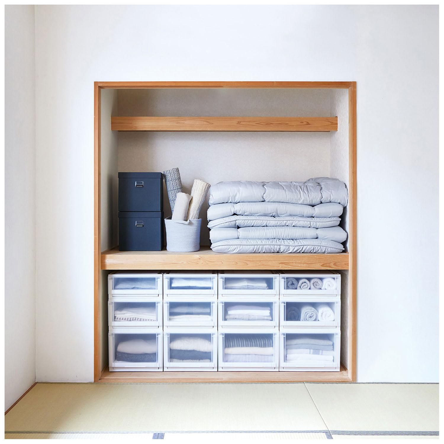 Amazon｜天馬 収納ボックス フィッツケースアドバンス 幅39×奥行74×高