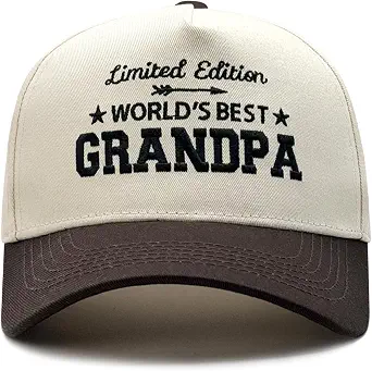 Birthday Gifts for Grandpa Dad Papa Embroidered Baseball Cap