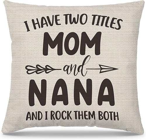 Miniatura 6 de Fundas de almohada con texto en inglés "I Have Two Titles Aunt and Great Aunt de 18 x 18", regalos para tía de sobrina, sobrino, regalos para tía,