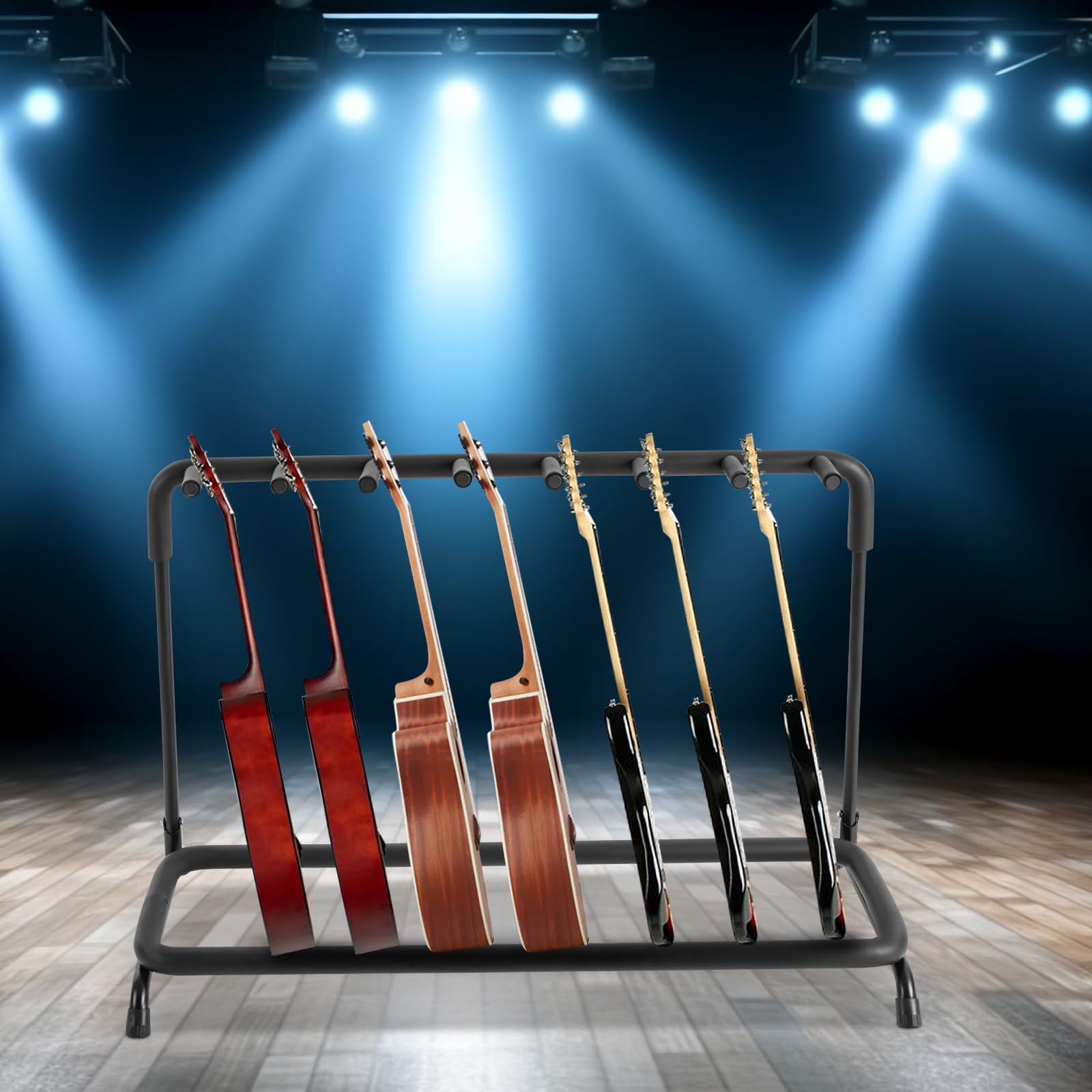 Supporto Per Chitarra Supporto Per Chitarra Pavimento Supporto Per Chitarra Pieghevole Supporto Multiple Pedane Chitarra (7