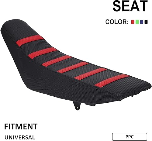 Miniatura 2 de Cubierta de asiento de motocross universal para CRF CR XR 50cc - 450cc RM KX KLX TTR PW Hawk 250 SSR Apollo RFZ TAO Thumpstar Dirt Pit Bike Rojo