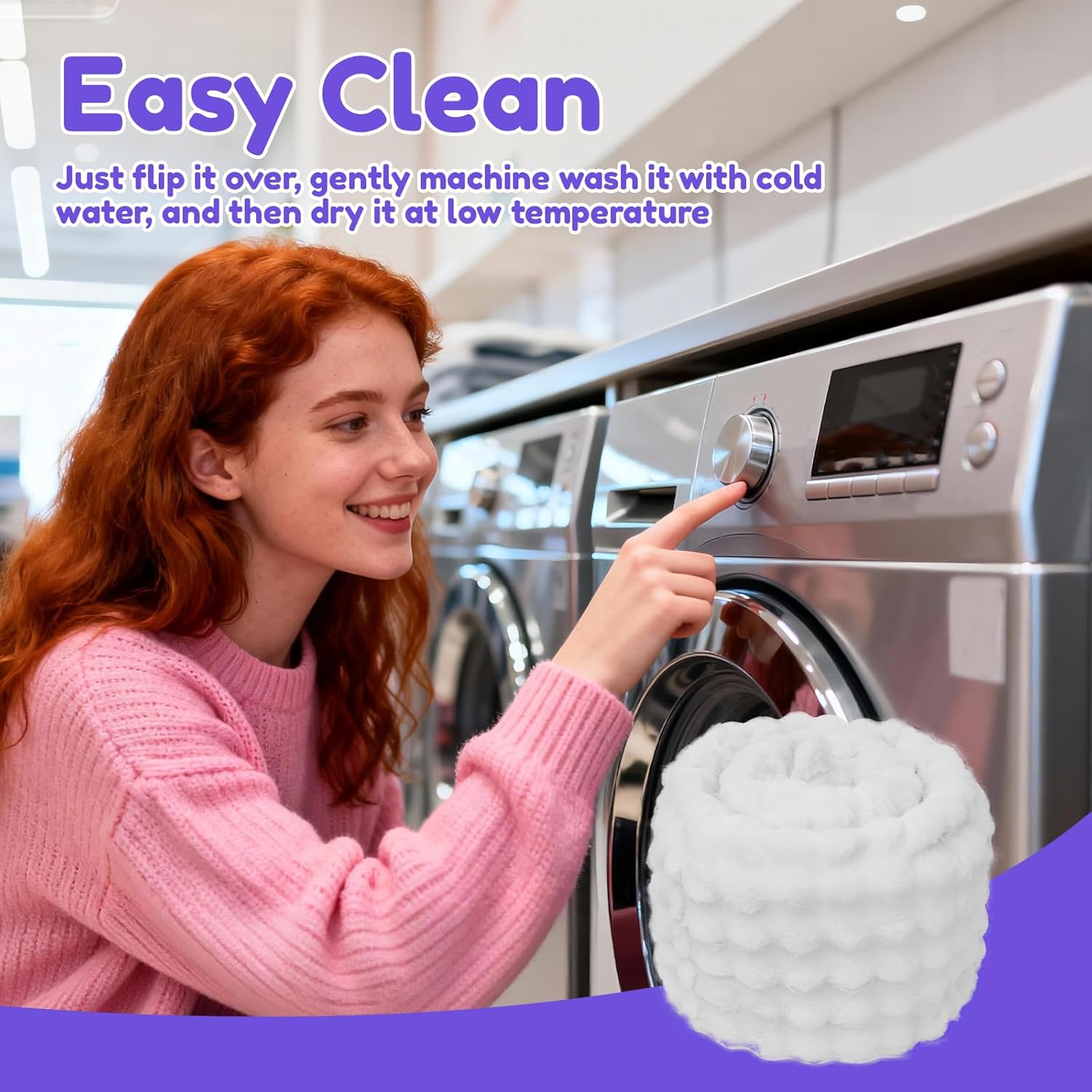 Fluffy Faux Rabbit Fur Bean Bag Chair Cover for Kids, (No Filler), Soft Luxury Fuzzy Stuffed Animals Storage Bubble Bean Bag, Home Decor Shaggy Furry Beanbag Cover Kid Girl Adult (White, 40 inch)