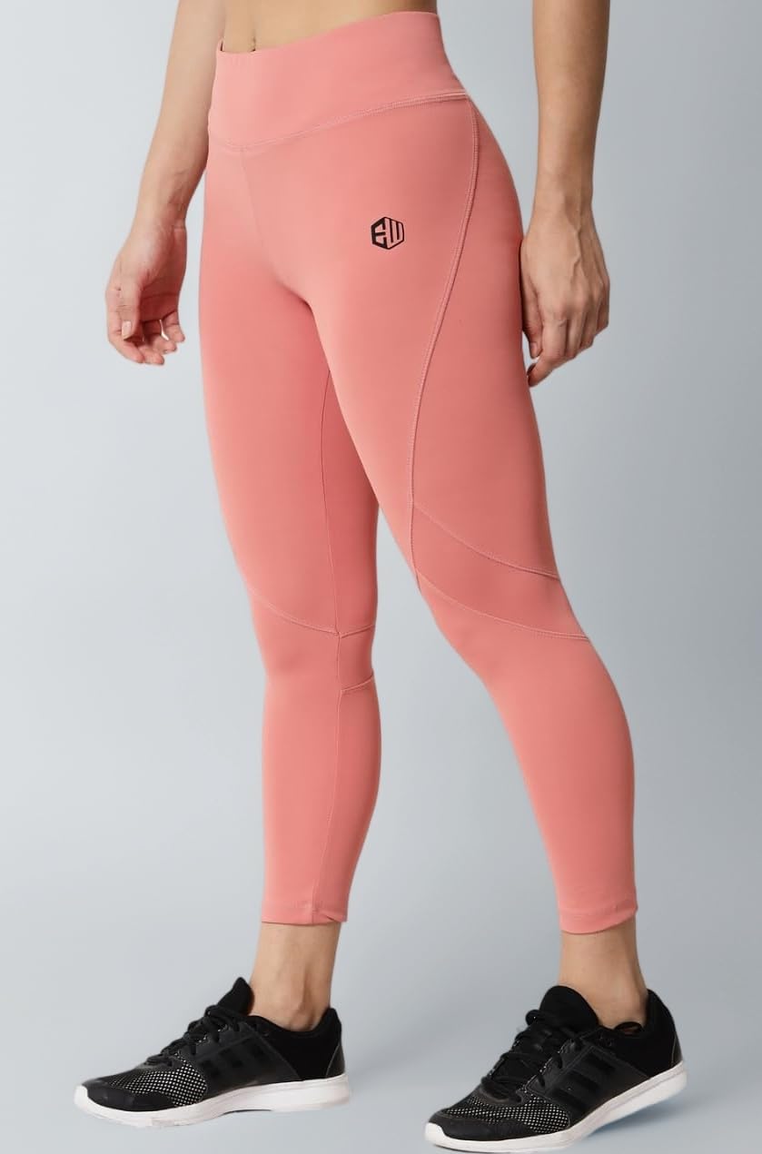 3/4th Gym Pants for Women Workout, Capri with Side Pockets - Ultimate Active wear Capris Tights for Workout | Yoga Pants