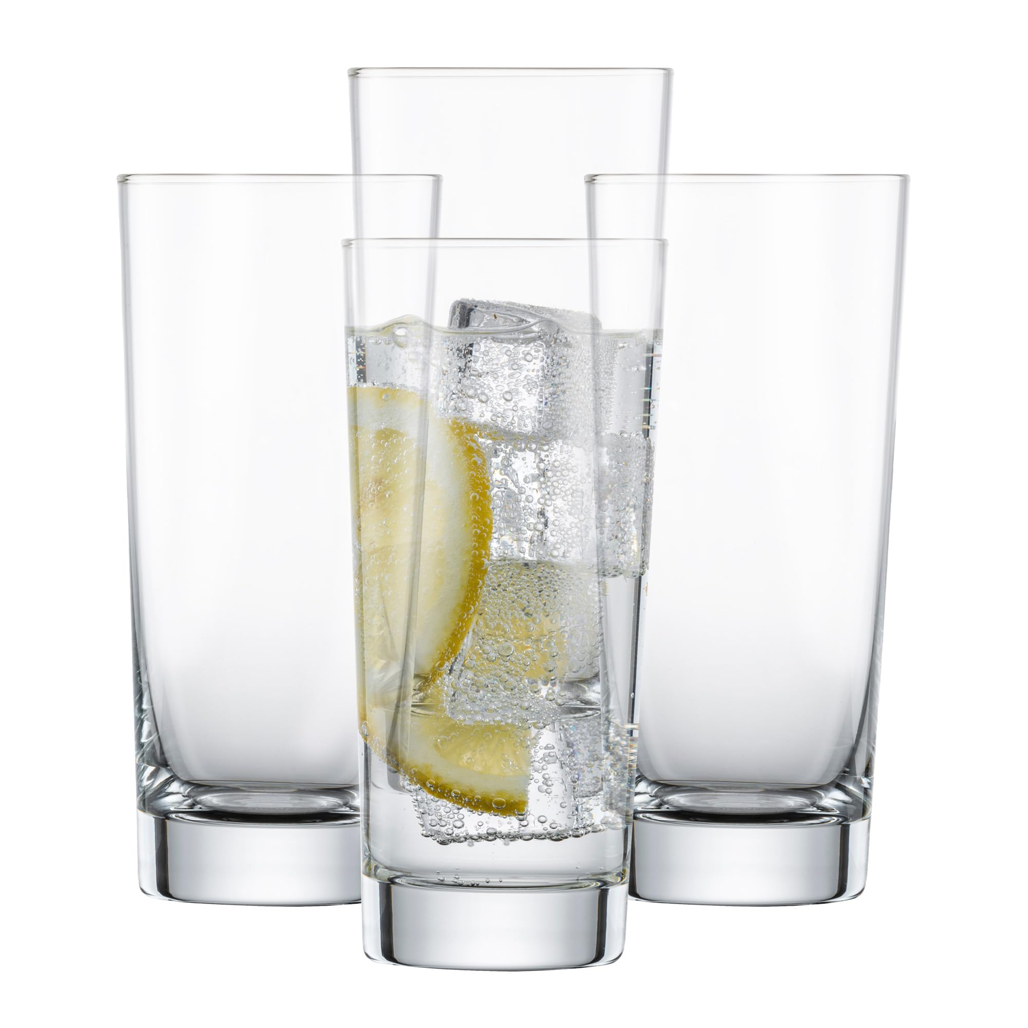 Schott Zwiesel Highball Glasses Bar Special (Set of 4), Straight Drinking Glass for Long Drinks, Dishwasher-Safe Tritan Crystal Glasses, Made in Germany (Art. no. 123639)