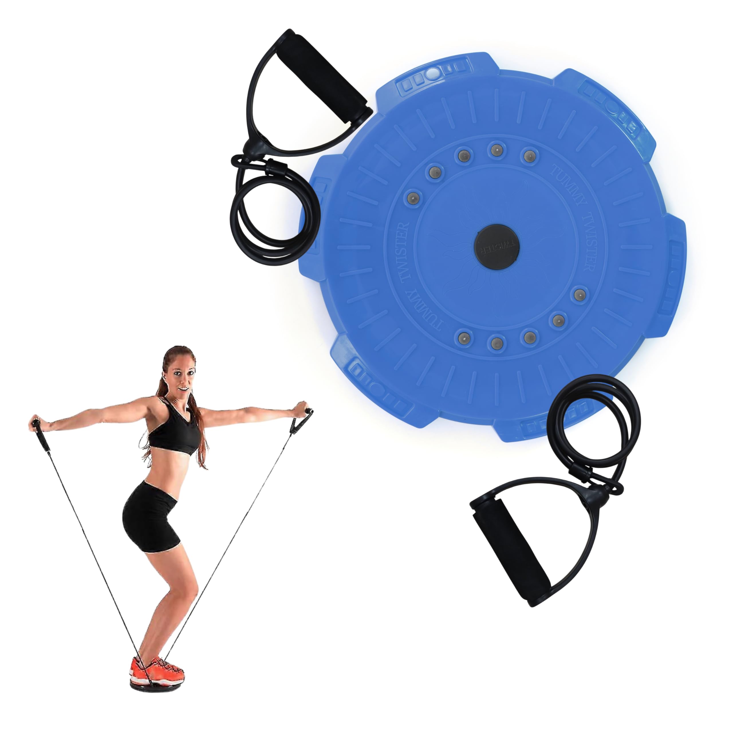 Shopeleven Tummy Twister With Toning Tube Waist Twisting Disc for Home Gym Workout Exercise-image-19