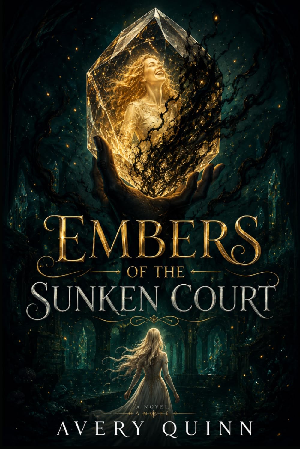 Embers of the Sunken Court: A Memory Magic Romantasy of Shadow Fae, Forbidden Love, and Ancient Prophecy