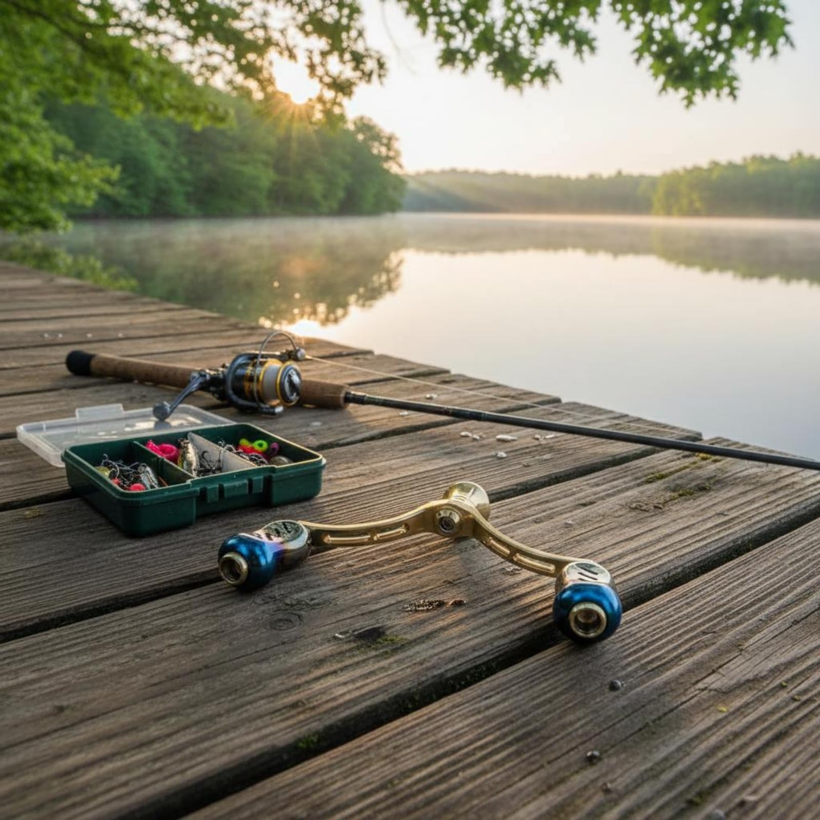 para Carrete de Pesca Brazos Dobles Aluminio Diseño CNC Compatible con Modelos Japoneses y Nacionales Adecuada para Pesca Deportiva Aficionados