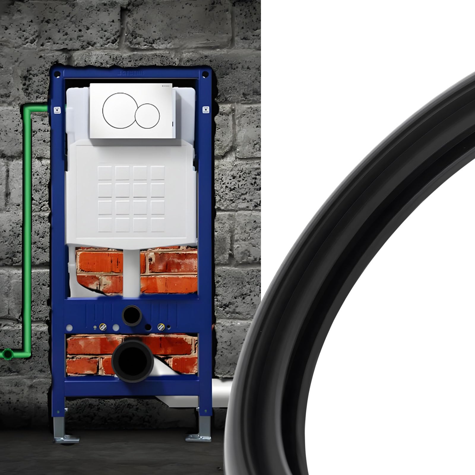 SG Store 2X Toilet Tank Lip Rubber Seal 362.771.00.1 54x44x6.4mm Compatible with Geberit Concealed Tanks - Image 3