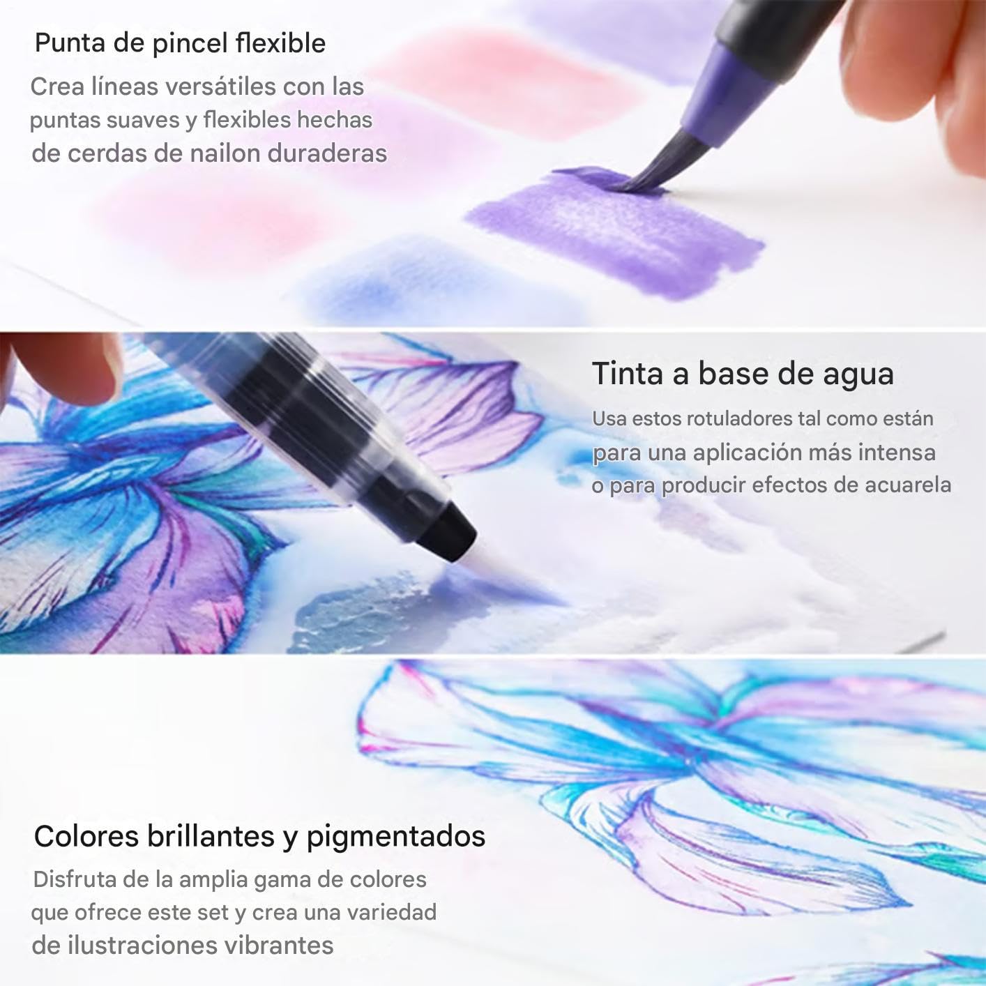 Kit De Feutres Aquarelle Fournitures D'Art Peinture Dessin Coloriage
