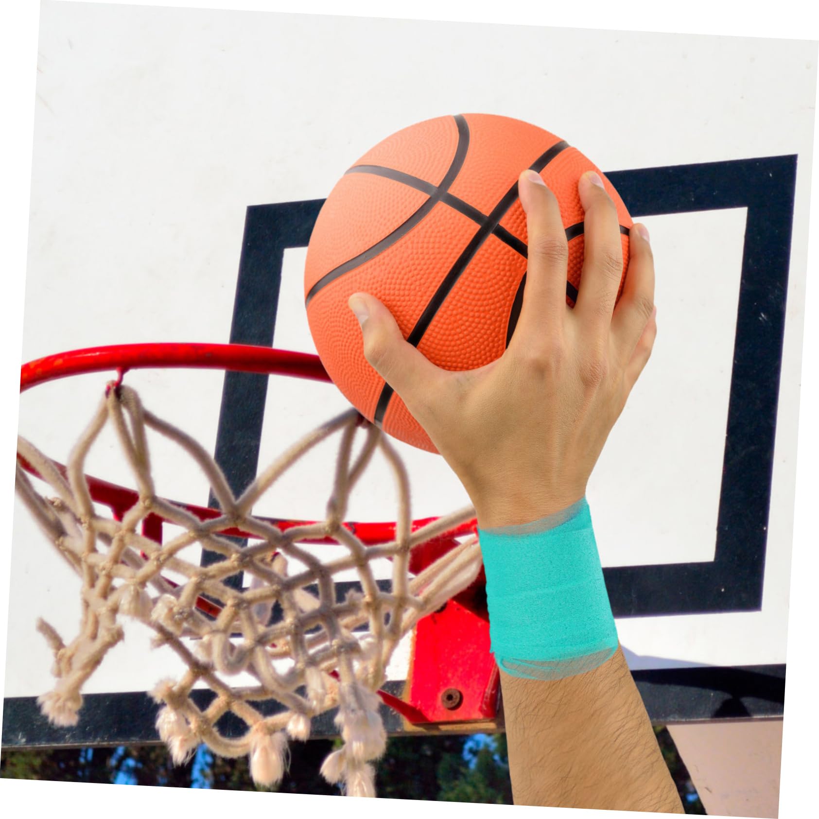 MOLUCKFU Grip Tape Gauze Tape Red Athletic Tape Film for Tape Portable Bandage Wrap