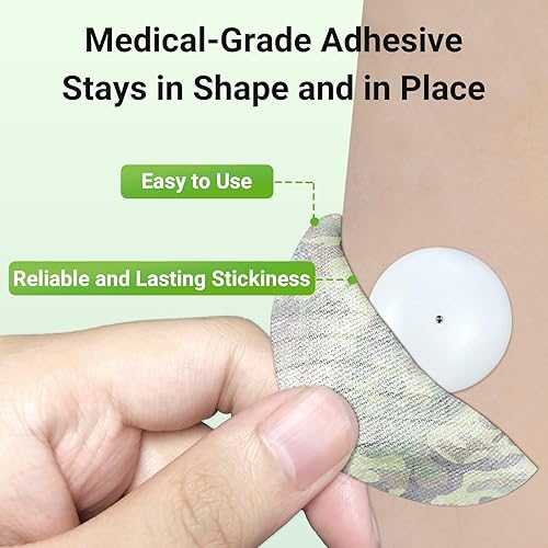 Miniatura 6 de Freestyle Libre - Parches adhesivos con 3 sensores, protector de cinta de sensor estampado, cinta CGM, 16 piezas coloridas, impermeables y