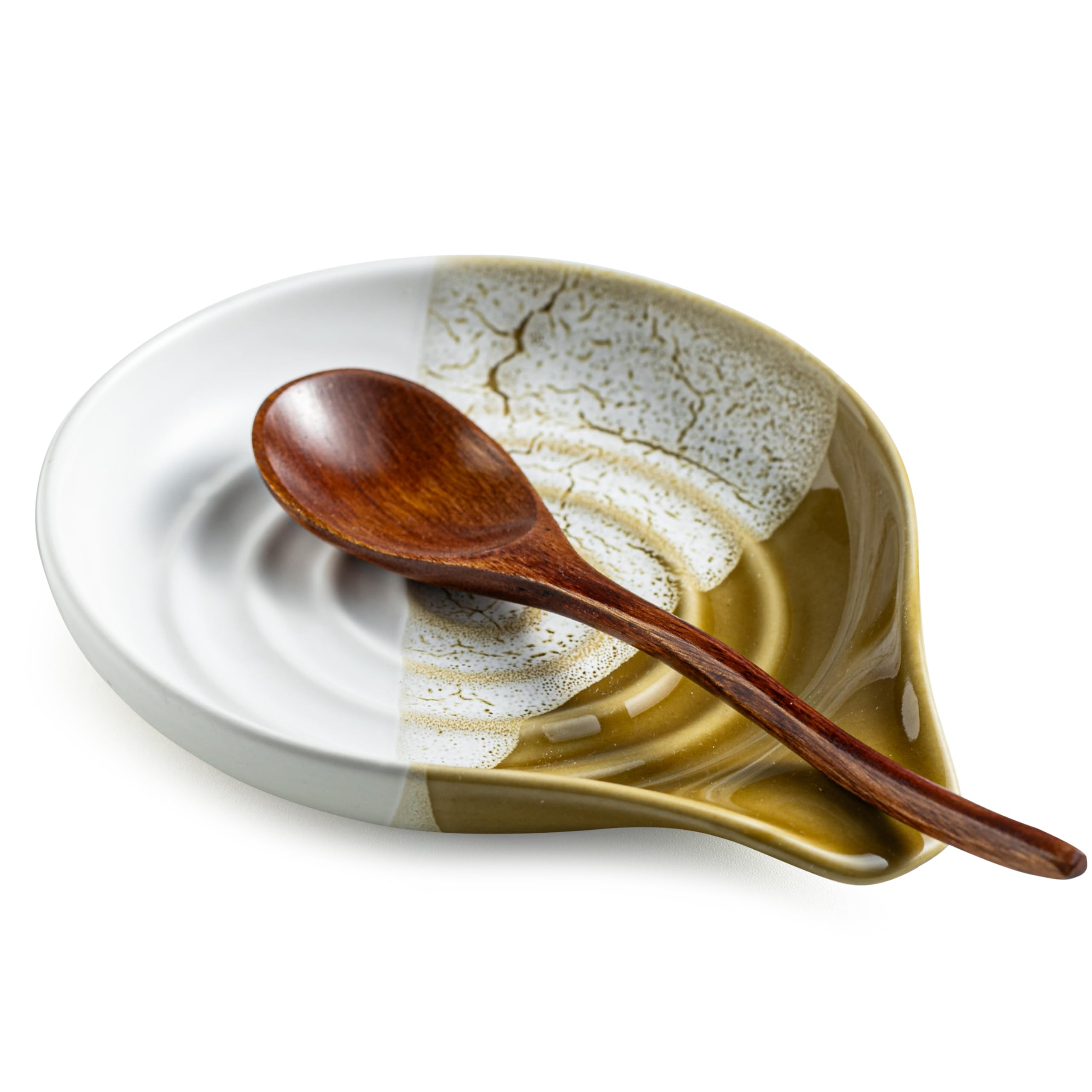 Large Ceramic Spoon Rest - Heat Resistant & Dishwasher Safe -10 Large Ceramic Spoon Rest - Heat Resistant & Dishwasher Safe -10