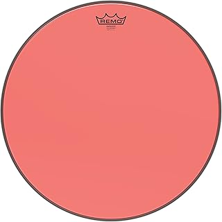 Remo Emperor Colortone Red Drumhead, 18
