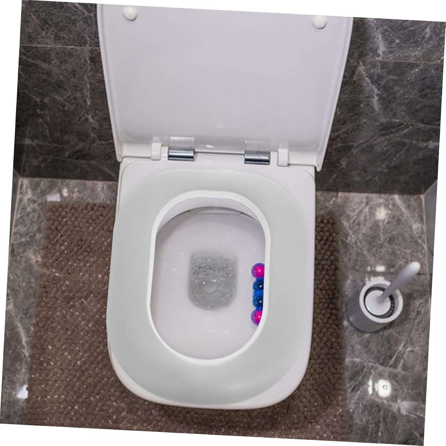 Potty Training Toilet Seat Cushion for Kids Waterproof PU Padded Support Non-Slip Design Reusable Toilet Seat Cover for Toddlers and Seniors