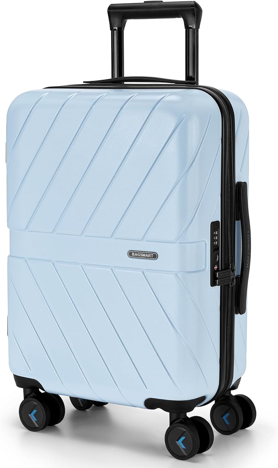 BAGSMART Carry On Luggage 22x14x9 Airline Approved, 20