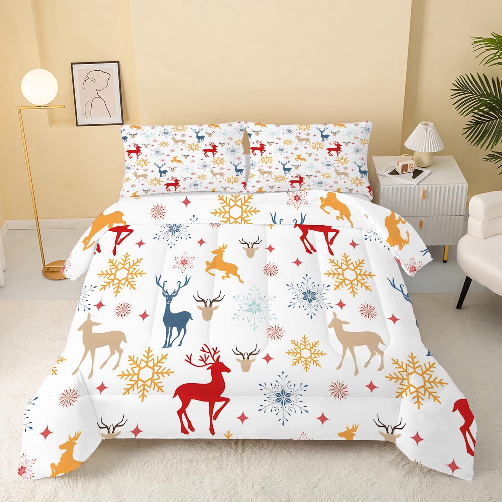 Couette Thème de Noël 220x240 : Le Cadeau Idéal pour les Fêtes de Fin d'Année