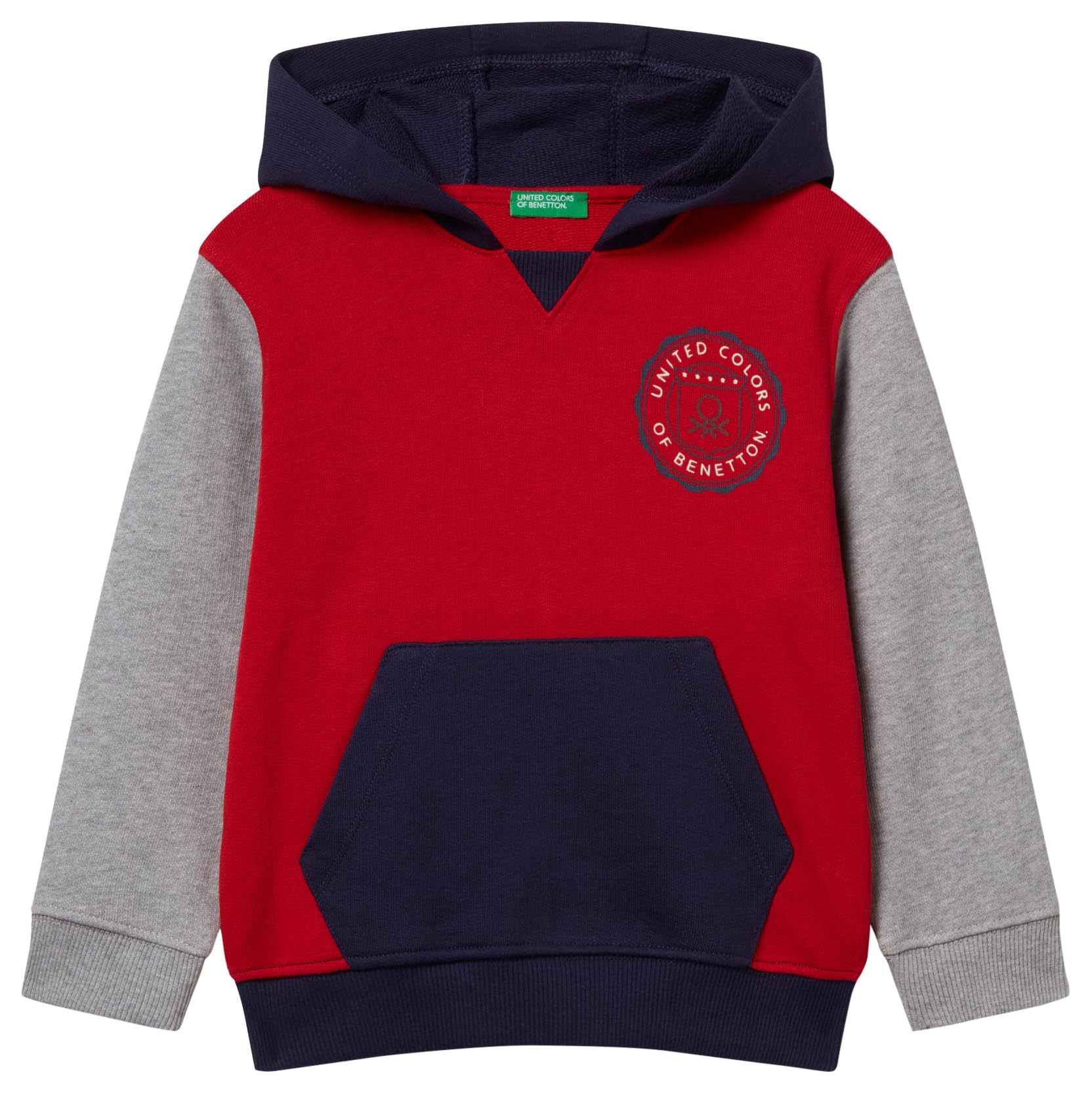 United Colors of Benetton Maglia C/CAPP. M/L 3j68g2014 Sweatshirt à Capuche Mixte (Lot de 1)